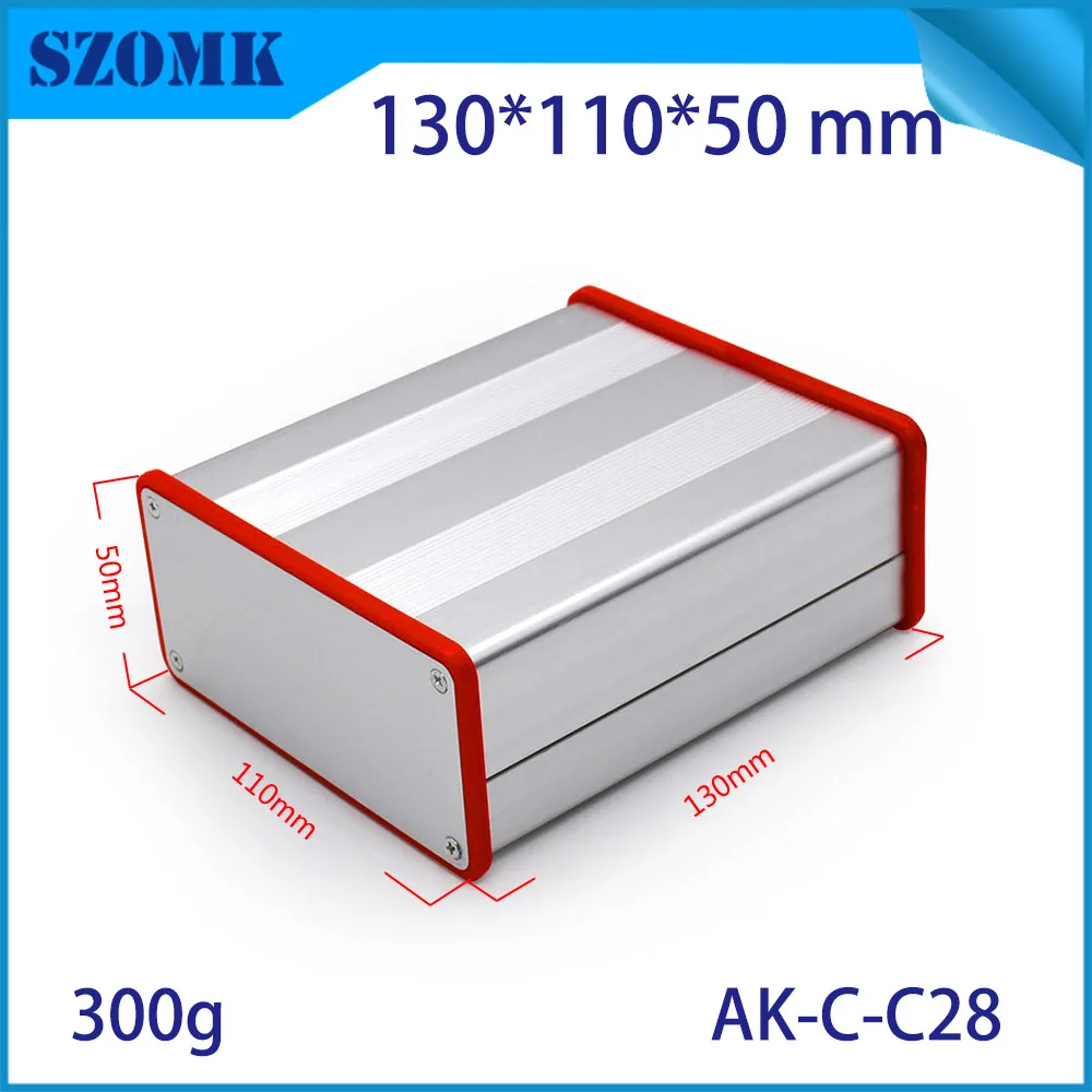 1 шт. SZOMK 50x110x130 мм Diy металлическая коробка для выключателя Электроника Черные