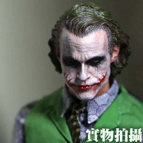 Аксессуары для мужских фигурок: Бэтмен Джокер хит Ledger резьба по форме головы 12