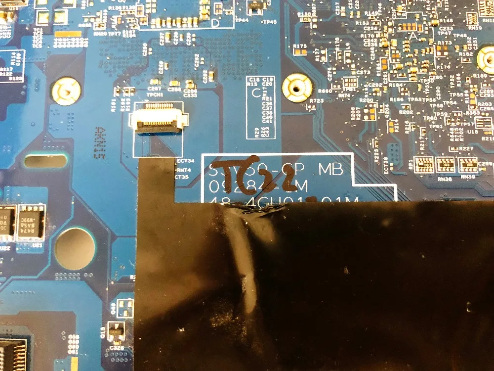 Оригинальная материнская плата для ноутбука ACER NV59 TJ75 HM55 09284 1M 48 4gh01.01m