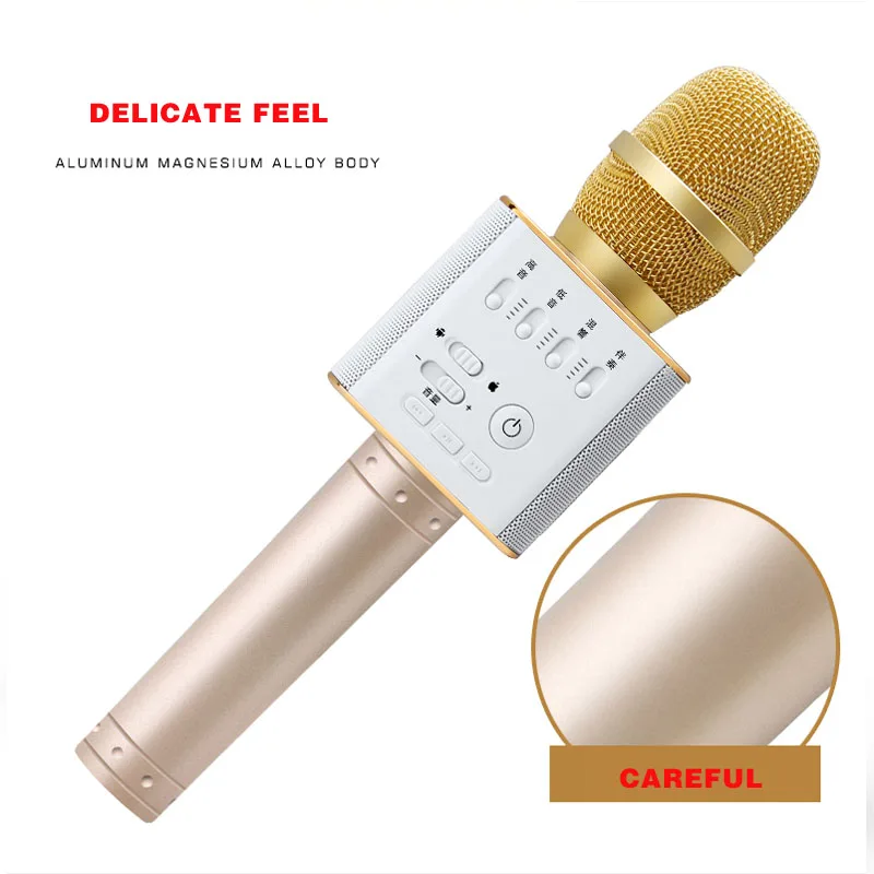 Оригинальный бренд MicGeek Q9 Bluetooth караоке микрофон беспроводной профессиональный