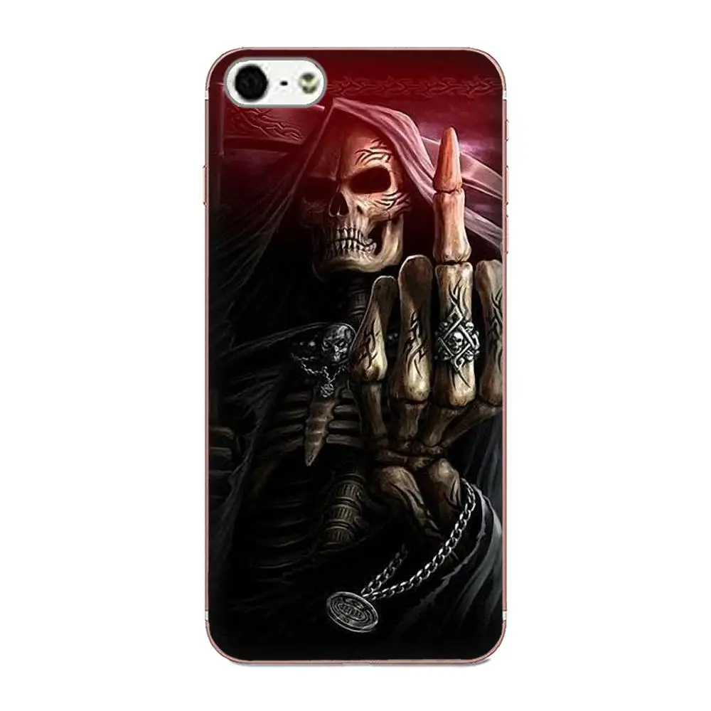 Grim Reaper Череп Скелет для Huawei Honor Mate 7 7A 8 9 10 20 V8 V9 V10 G Lite Play Mini Pro P Смарт мягкие чехлы