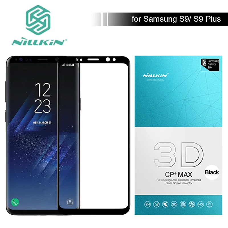 Защитное стекло Nillkin 3D CP + Max закаленное с полным покрытием для Samsung Galaxy S9 Plus |