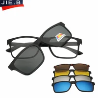 5 lens magnet clips polarized sunglasses reading glasses men women fashion presbyopic spectacles for hyperopia1 1 52 02 53