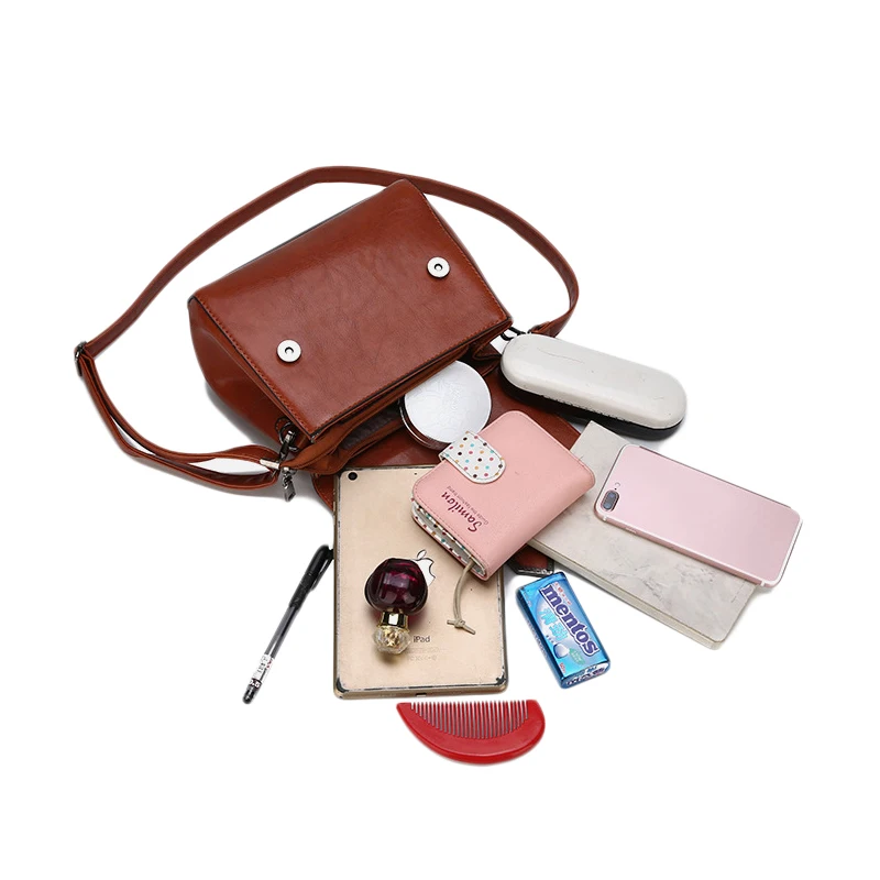 Youda/Модная женская сумка на плечо в винтажном стиле простая однотонная