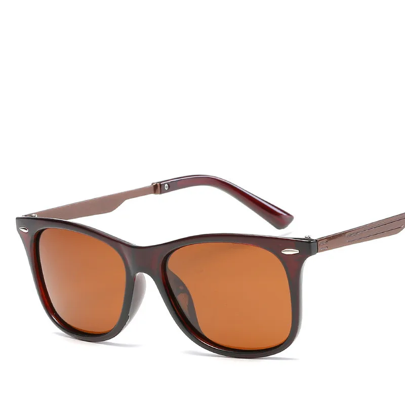 LONSY модные унисекс поляризованные солнцезащитные очки мужские брендовые