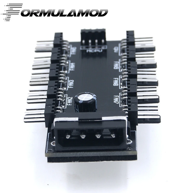 FormulaMod Fm PWMHub 4N 2510 4P концентратор Sata/D typ4Pin интерфейс для вентиляторов/насосов ШИМ и