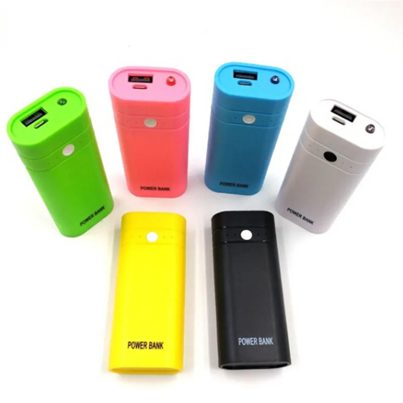 Мини USB порт 2x18650 зарядное устройство держатель банк питания коробка корпус DIY Kit