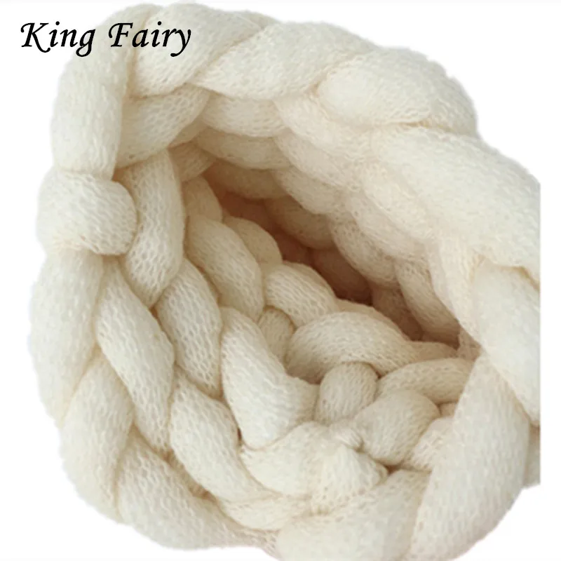 [KING FAIRY] Iceland yarn women winter hat cap Hip-Hop Knitted Warm Beanie super thick hats for hand knitting | Мужские шапки