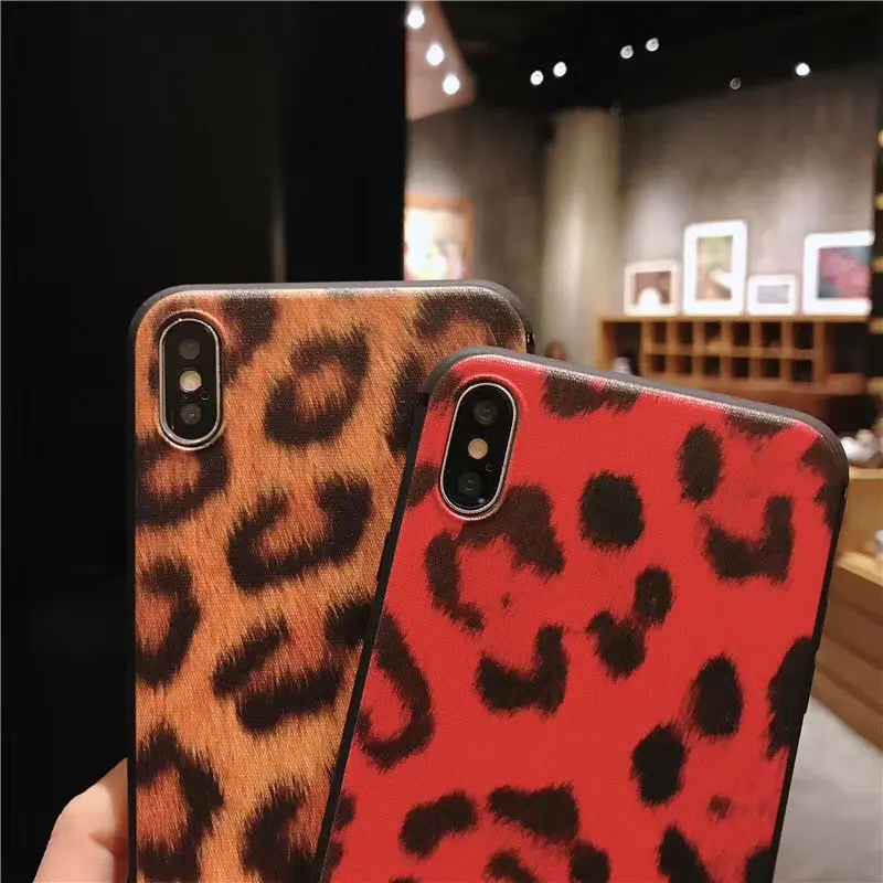 Boucho For iPhone 5 5s SE XS MAX XR X Phone Cases Leopard Print Tiger Pattern Soft Silicone Cover 6 6s 7 8 plus Case |