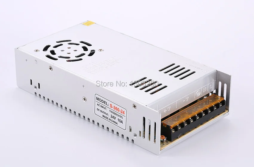 Лучшее качество DC 24V 15A 360W Универсальный Регулируемый импульсный источник