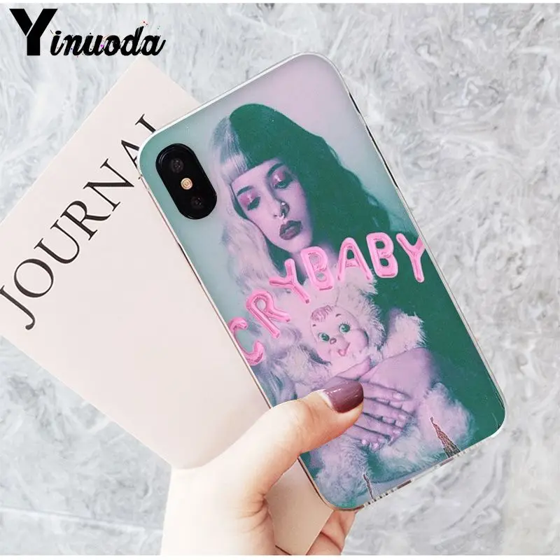 A15 Yinuoda Melanie Martinez Cry baby мягкий силиконовый черный чехол для телефона для iPhone 5 5Sx 6 7 7plus 8 8Plus X XS MAX XR - Цвет: A15
