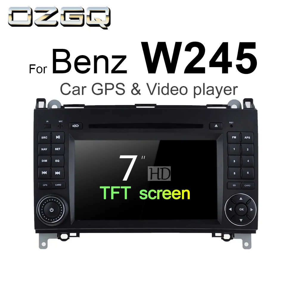 OZGQ Android 7 1 автомобильный dvd плеер для Mercedes Benz W245 B Class 2005 2011 HD экран Авто GPS Navi BT Радио
