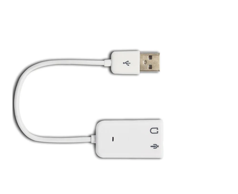 USB звуковая карта Виртуальная 7 1 3D Внешний аудио адаптер к разъему 3 5 мм наушники