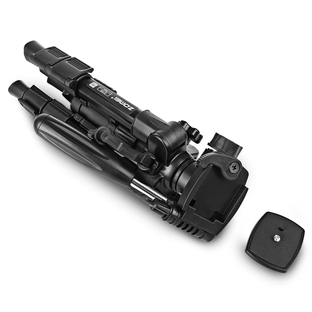 Zomei Q100 Алюминий 3 способ телеметрией головкой Quick Release Plate Мини Путешествия