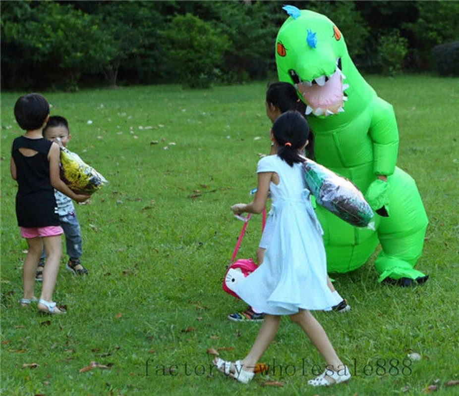 Надувной костюм талисмана динозавра T-Rex костюмы для костюмированной вечеринки