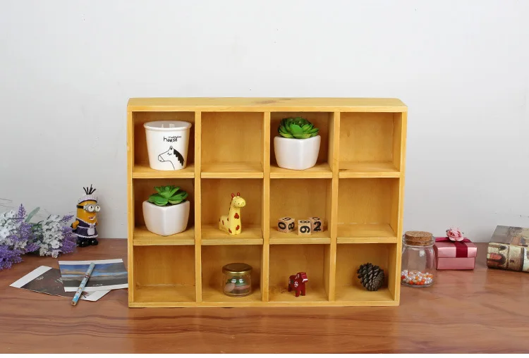 1 шт. Подвесной деревянный настенный ящик для хранения в стиле ретро винтажный