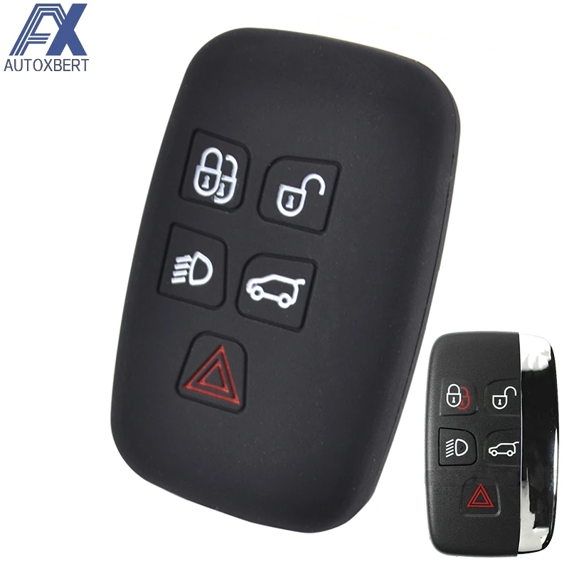 AX 5 кнопочный силиконовый чехол для Land Rover Range Sport Vogue Evoque Discovery 4 Автомобильный