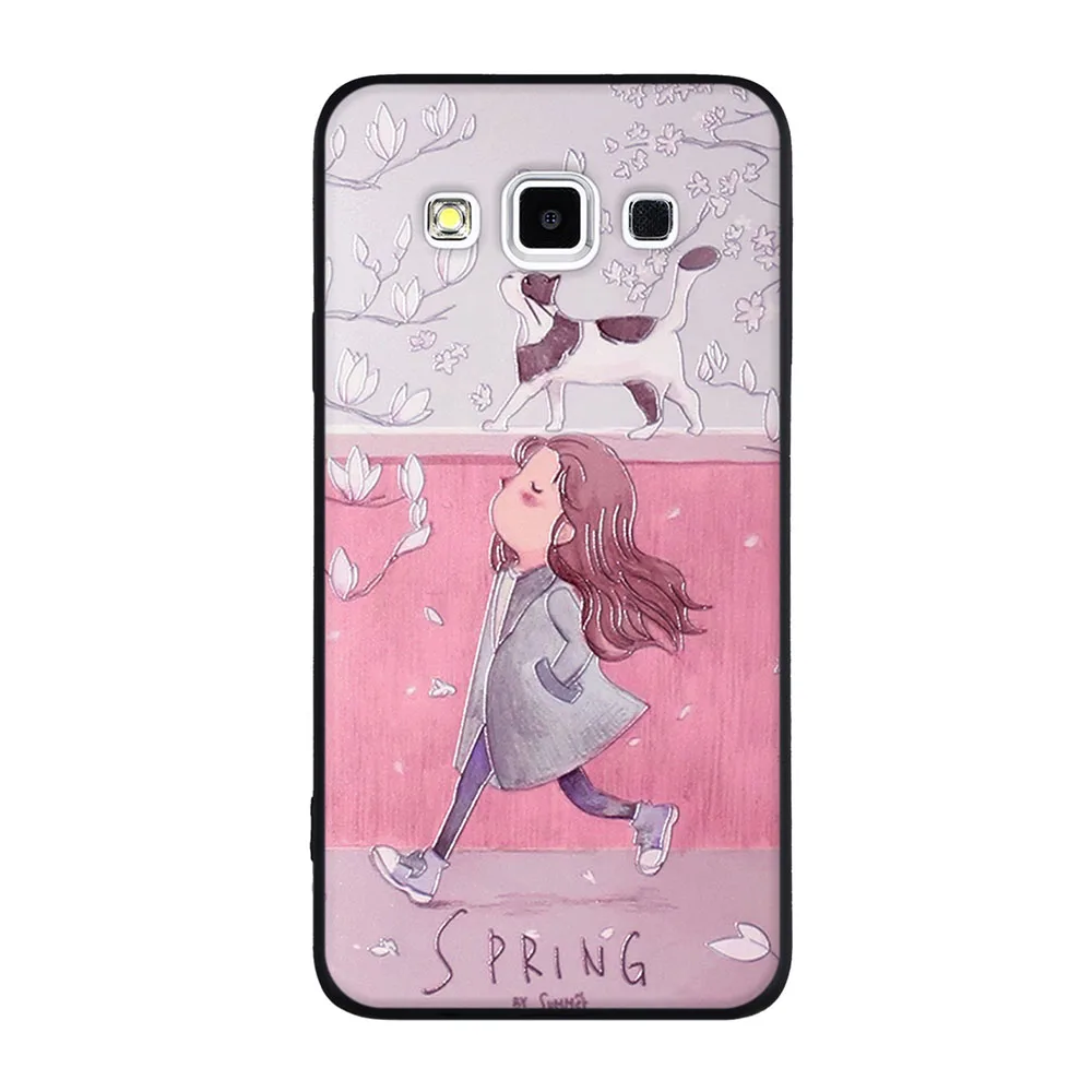 Для samsung Galaxy A3 A300 A5 A500 чехол TPU Защитный чехол для samsung Note 8 N950 Galaxy S5 A8 плюс A530 чехол Чехол Funda - Цвет: 1