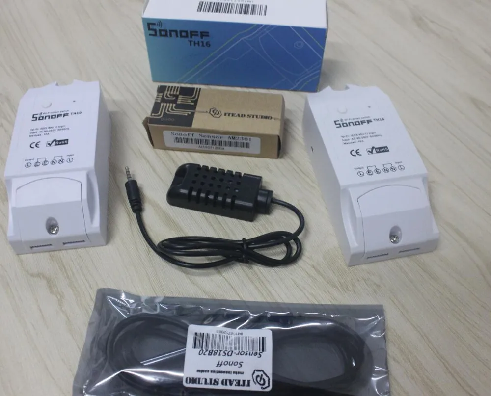 Itead Sonoff TH 10A/16A мониторинг температуры и влажности WiFi умный переключатель контроллер датчик Функция синхронизации для смартфона