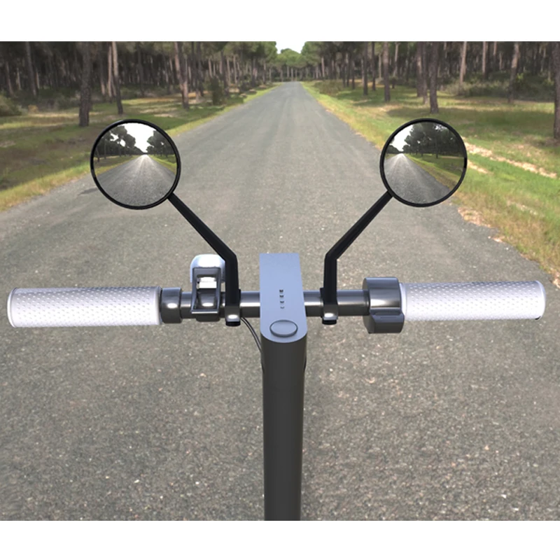 Handlebar Rear View Glass Mirror for Xiaomi Mijia M365 Electric Scooter Cycling Back Sight Reflector Angle Adjustable Mirrors | Спорт и