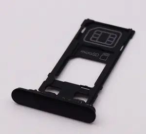 SIM и Micro SD лоток для карты памяти С Пылезащитным колпачком для Sony Xperia XZ F8331 серебристо-черный темно-синий цвет розового золота