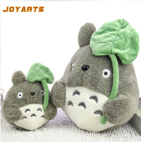 1 шт. 20 см японское аниме плюшевая кукла My neighter Totoro мягкие игрушки с листом лотоса