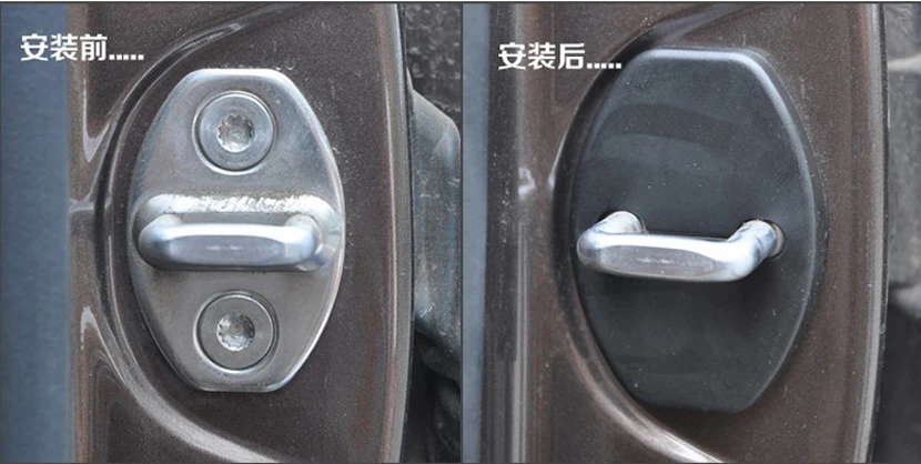 Отделка дверного замка Защитная крышка дверца батарейного устойчив к ржавлению