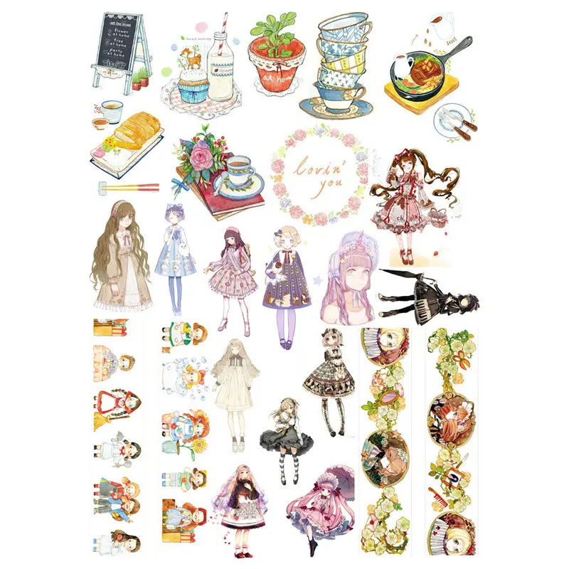 sz04106 2 шт./партия Kawaii Minne украшение планировщик mohamm дневник стикер пакет Post It блокнот Agenda Bullet Journal стикер s Скрапбукинг - Цвет: sz04106