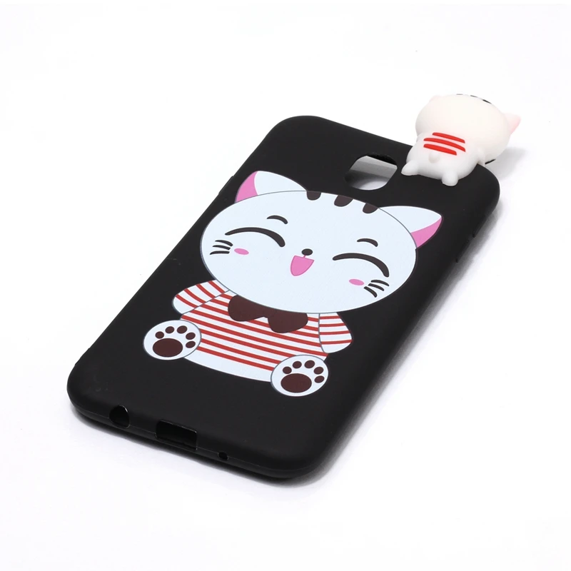 For Coque Samsung Galaxy J7 2017 Case 3D Cartoon Toy Owl Panda Unicorn Cat Soft Silicon Back Cover J730 |