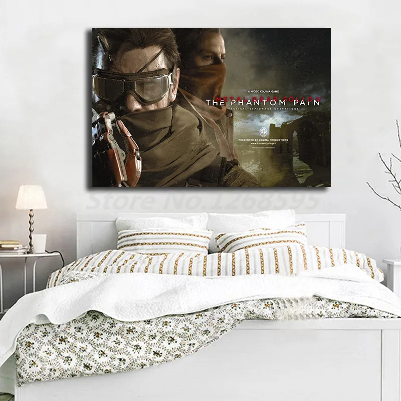Металлическая Шестерня твердый V The Phantom Pain HD настенные художественные плакаты на