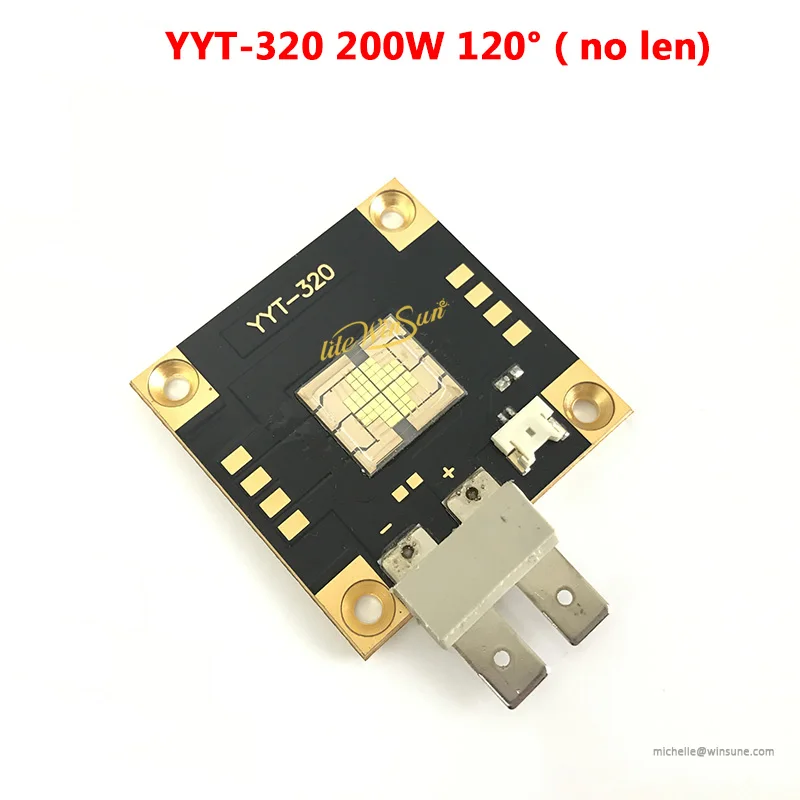 Litewinsune SSD-90 SST-300 YYT-320 высокое Мощность излучатель светодиодный "Сделай сам! светильник источник радиатора светодиодный привод Питание аксессуары - Цвет: 200W 120deg