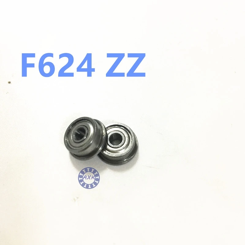 10 шт./лот F624 ZZ фланцевый подшипник F624ZZ 4*13*5 мм | Обустройство дома