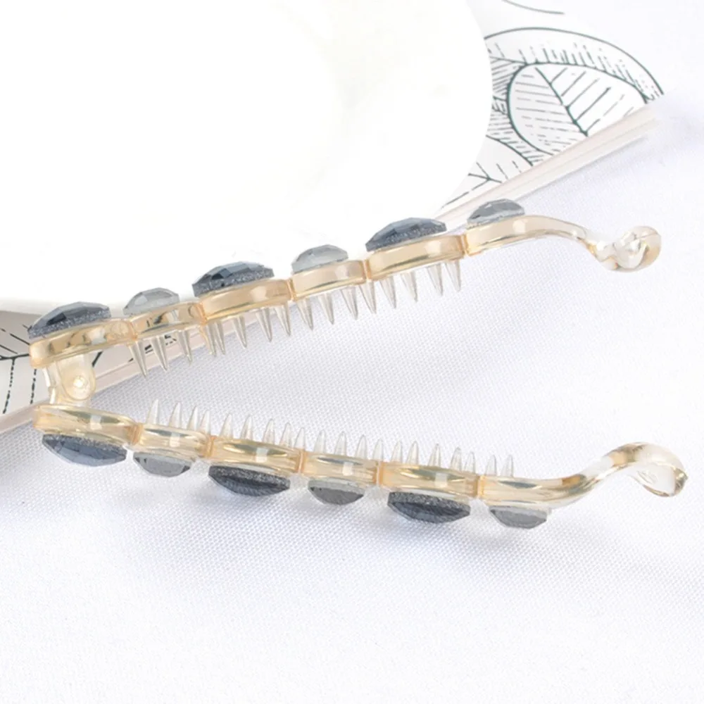 1 шт. блестящие заколки для волос женщин и девушек модные банановые зажимы зажим