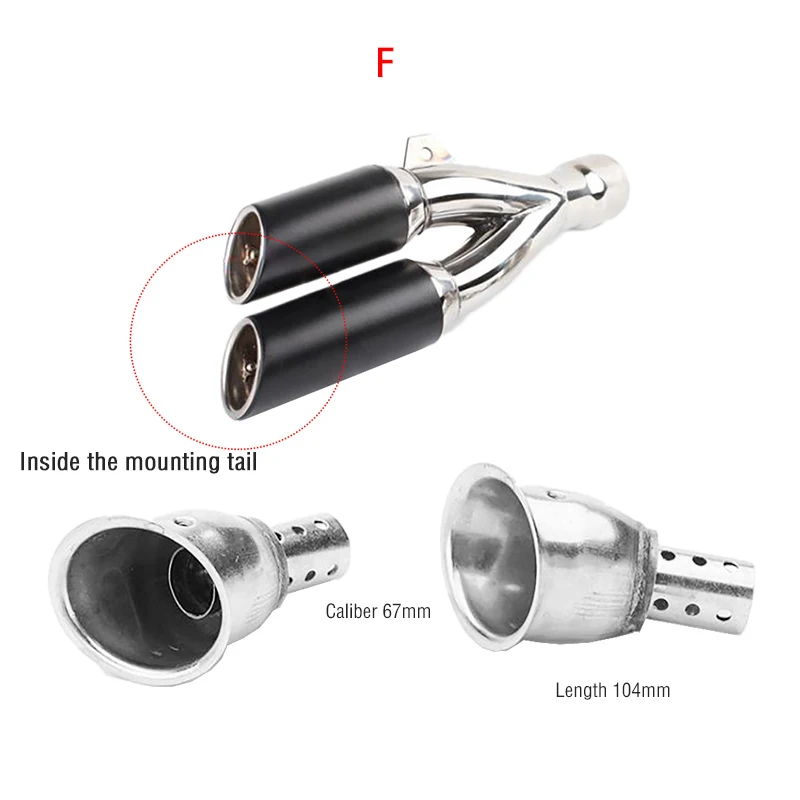 8 models Universal Motorcycle Exhaust Muffler Insert DB Killer Noise Eliminator Pipe Rear Tail Throat Liner moto silencieux Tube|Выхлопные