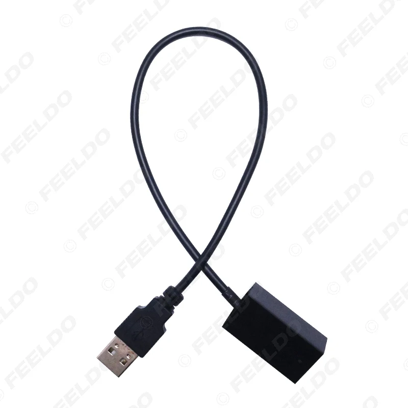 FEELDO 1 шт. AUX удлинитель USB Кабель-адаптер провод для Honda Civic/Jazz/CR-V/Accord/Коста/Одиссея OEM головное устройство аудио медиа система