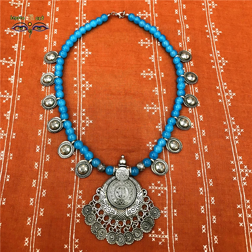 Этнические Ретро Племенной Стиль шляпа образная цепь украшения jhumki оригинальный