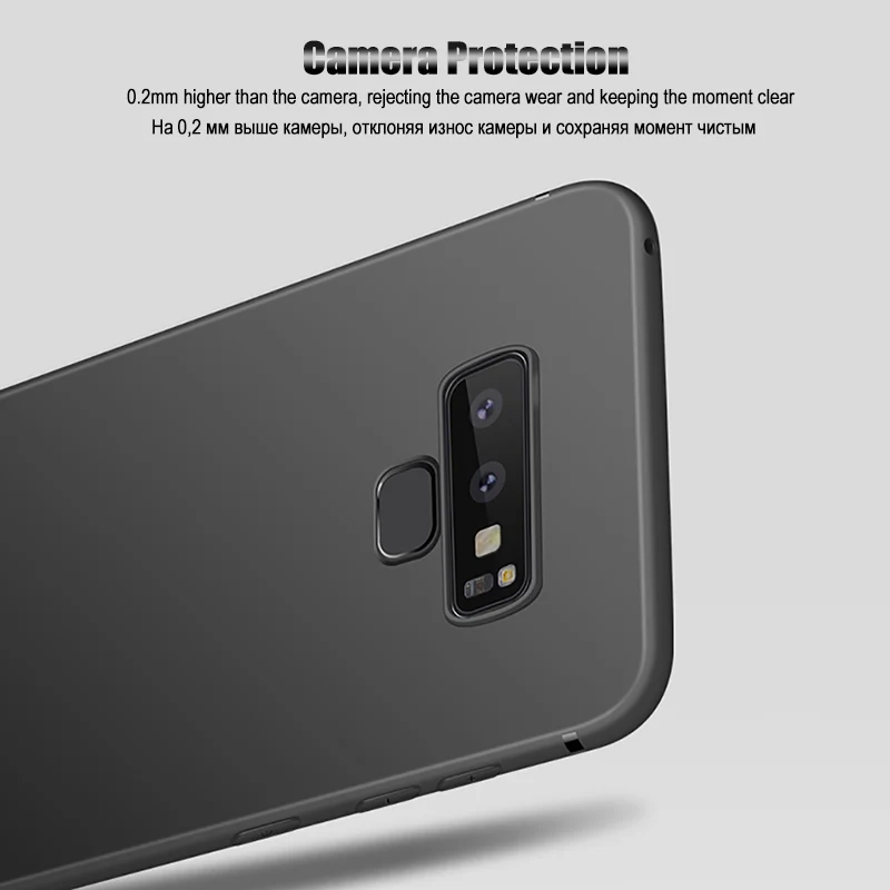 Для Samsung Galaxy S8 S9 S10 Plus Чехлы матовый Силиконовый тонкий противоударный мягкий TPU