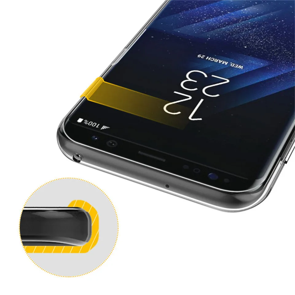 Оригинальный чехол EasyAcc для Samsung Galaxy S8 чехлы гибкий модный Ультратонкий из ТПУ plus