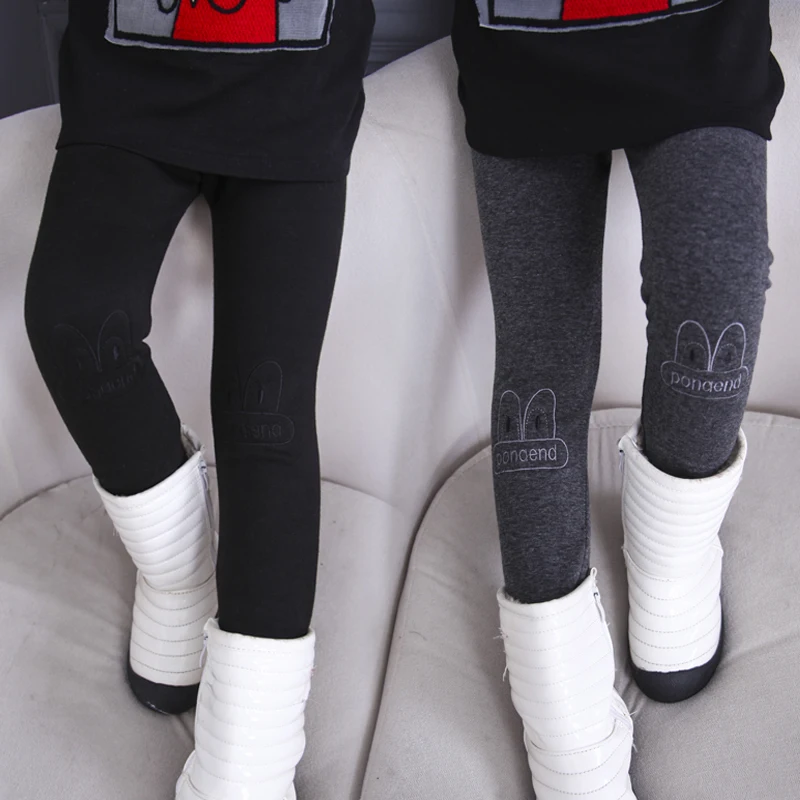 

Зимняя детская одежда 2022, леггинсы для девочек, утепленные флисовые облегающие леггинсы с принтом для маленьких девочек, длинные детские бр...