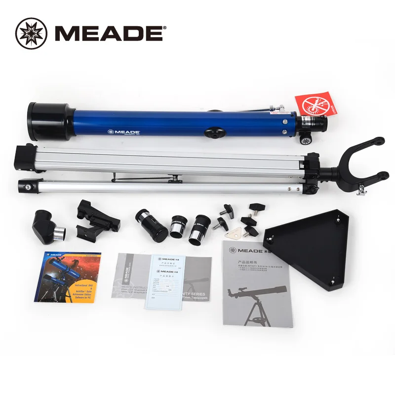 Meade INFINITY 60AZ астрономический рефрактор телескоп начальный уровень просмотр