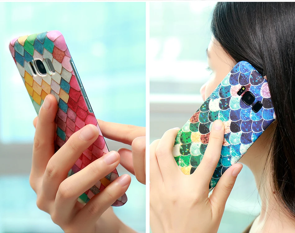 KISSCASE рыбья чешуя блестящий чехол для samsung Galaxy S9 S8 S10 Plus Note 10 чехол для телефона для samsung A70 A50 A30 A5 A7