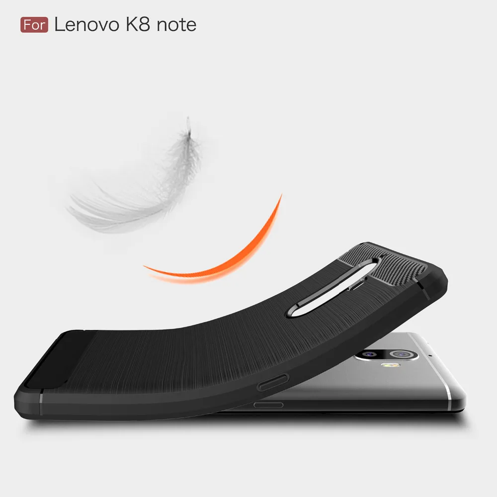 Чехлы для мобильного телефона Lenovo K8 note 30 шт./лот углеродное волокно прочная броня