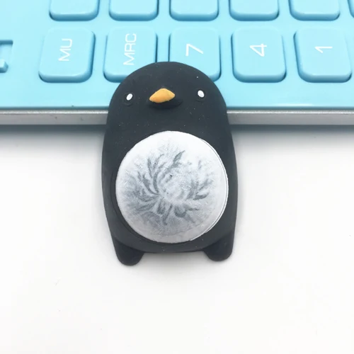 Black Penguin Мини-squishy милый котенок салфетки мяч Squeeze Моти рост игрушки расслабляет мягкий липкий squishiy, игрушка для снятия стресса, забавная игрушка в подарок - Цвет: Black Penguin