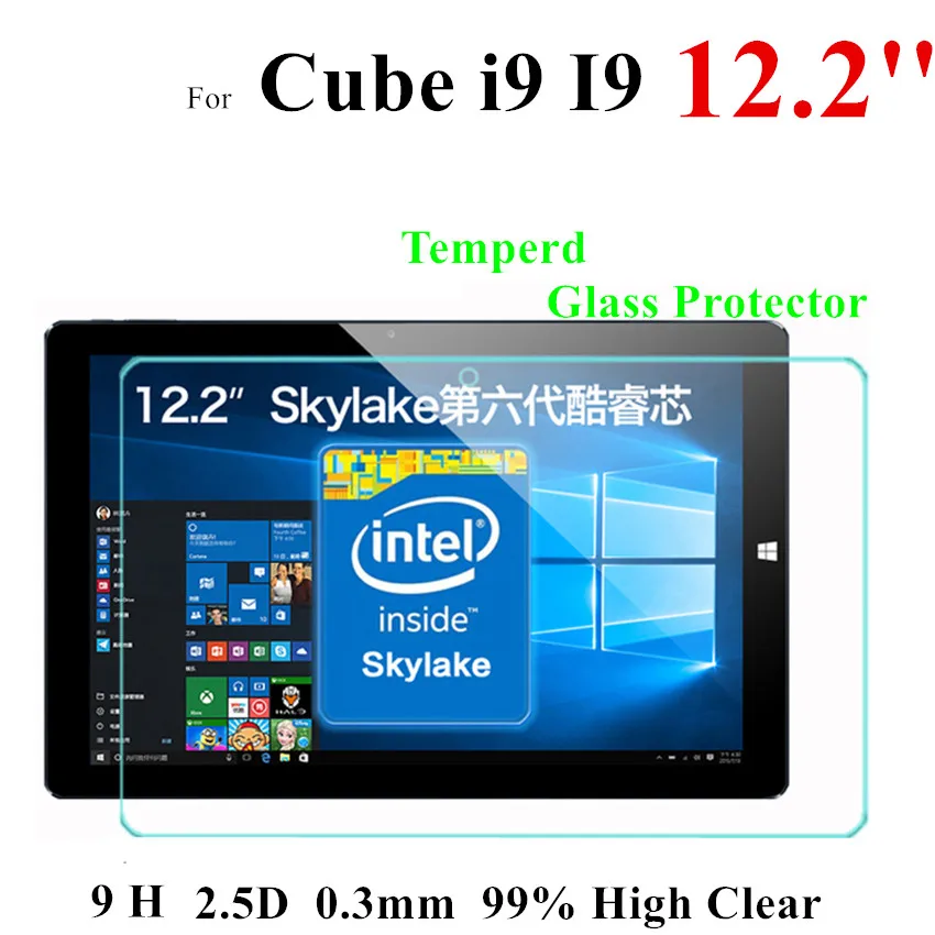 

Защитное стекло I9 для Cube i9 12,2, закаленное стекло, защита экрана 2.5D, Высокопрочное, против царапин