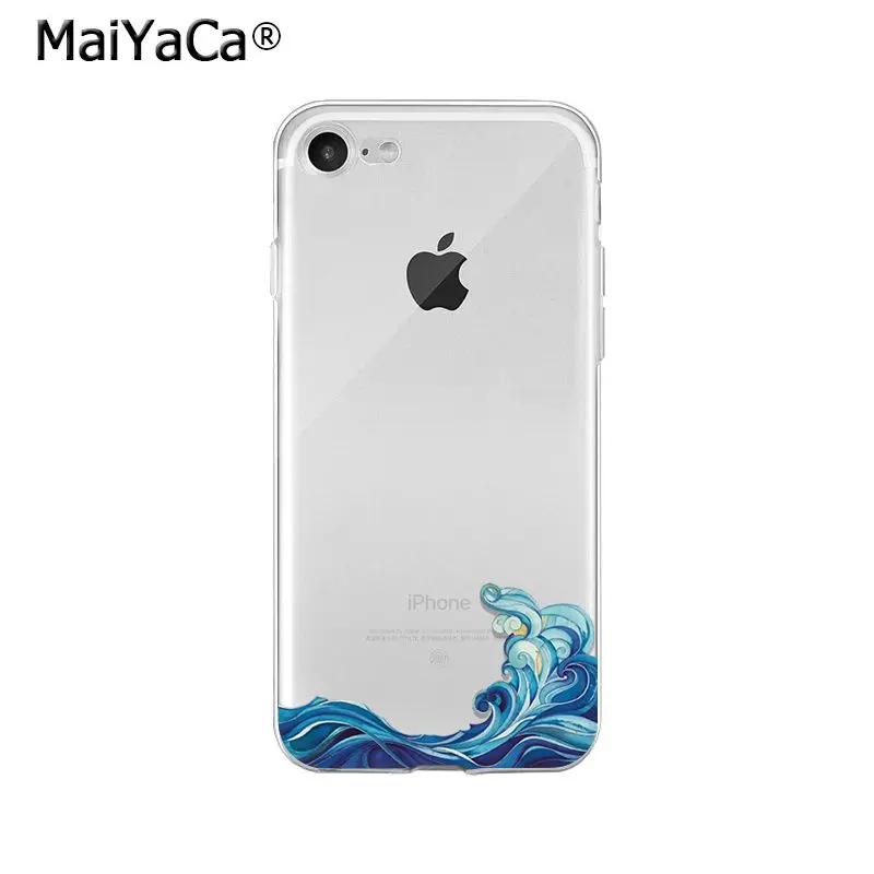MaiYaCa морской волны клиент высокое качество чехол для телефона iPhone X XS MAX 6 6S 7 7plus 8