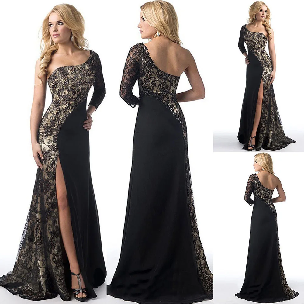 Женское Деловое платье длинное бальное подружки невесты элегантное винтажное