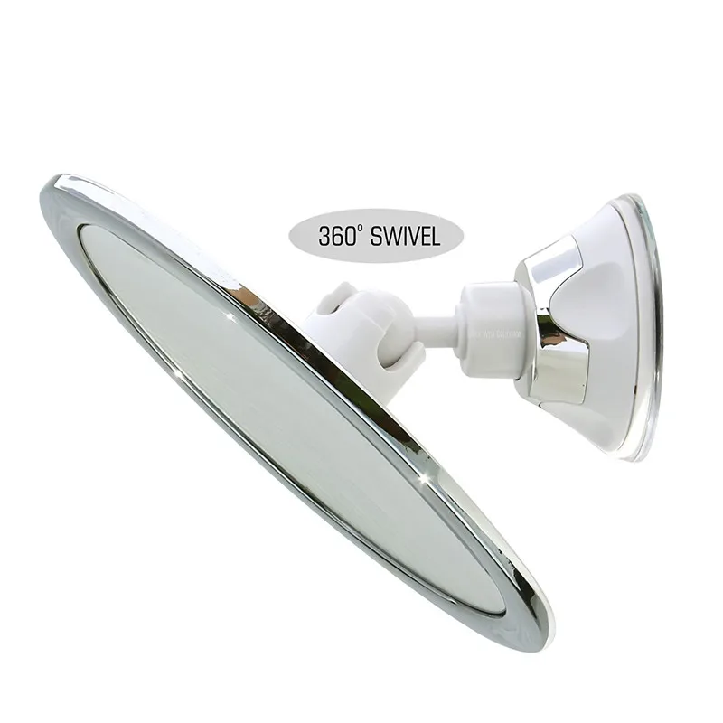 Зеркальные зеркала для ванной комнаты Mrosaa с присоской и вращающимся на 360