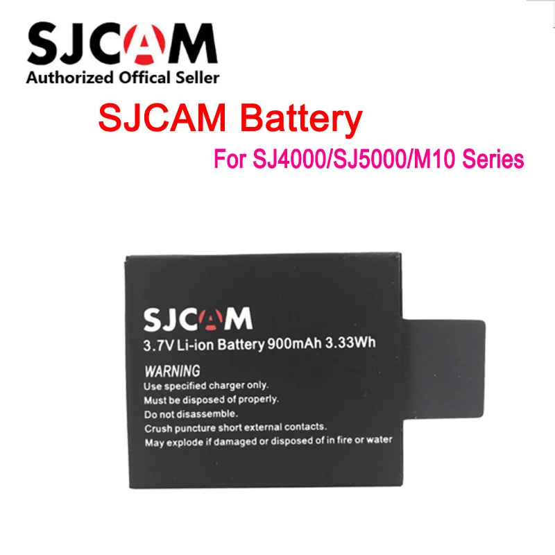Оригинальный бренд SJCAM 3 7 В литий ионный аккумулятор черный для серии SJ4000 Wi Fi SJ5000