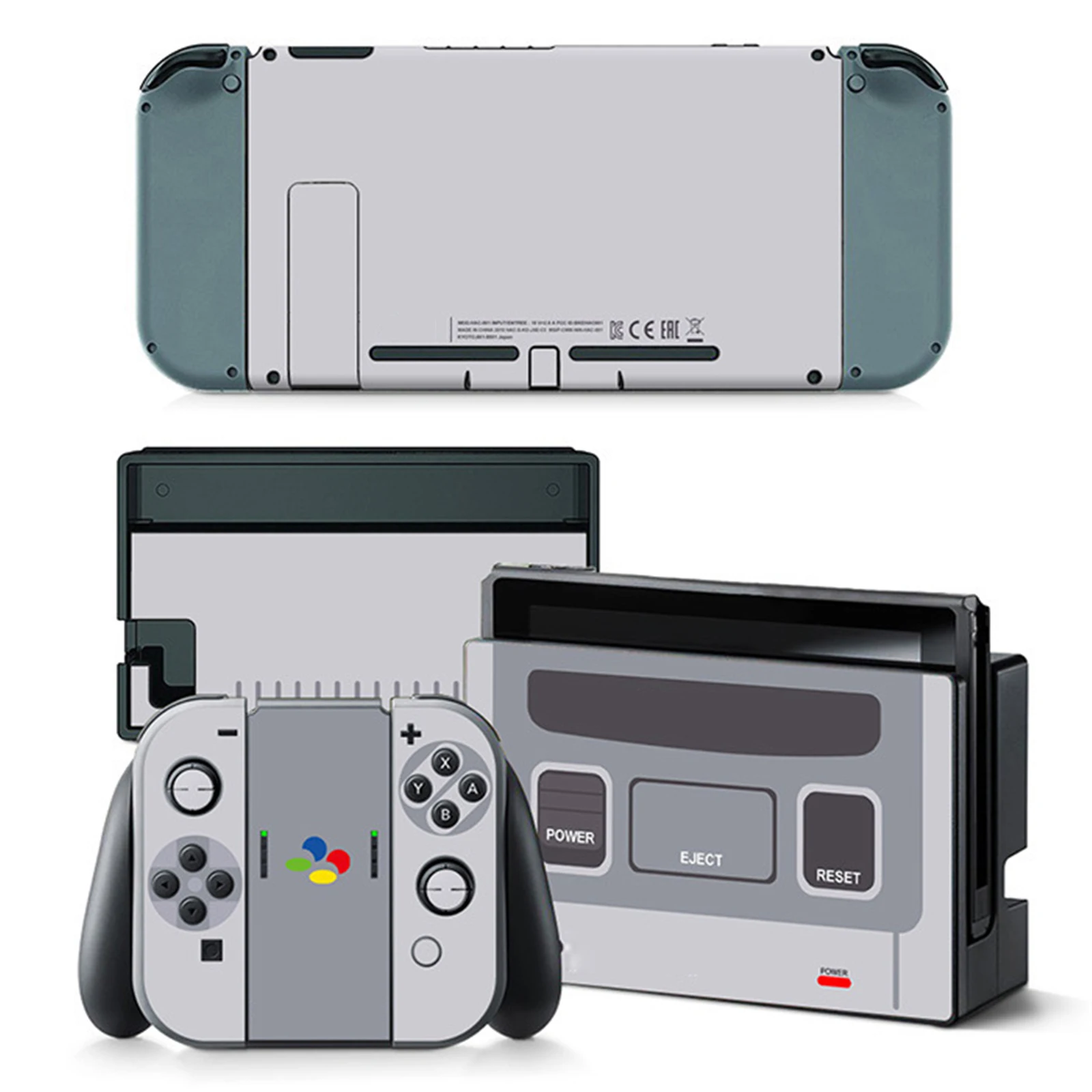 1 комплект защитных наклеек премиум класса для Nintendo Switch NS Wrap Super Famicom Edition наклейка