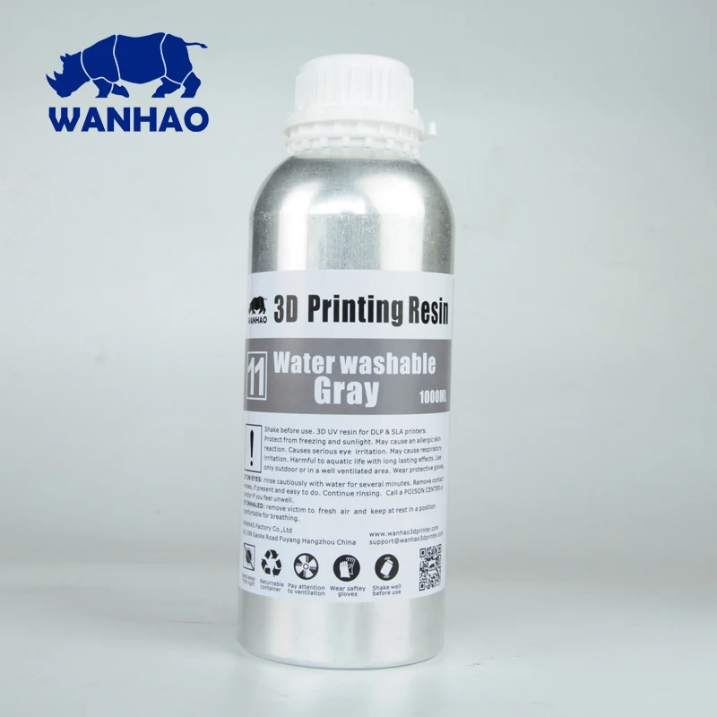 Дешевая и высококачественная моющаяся Резина WANHAO для D7 3D принтера 2 литра (2